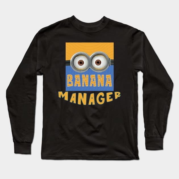 MINIONS USA MANAGER Long Sleeve T-Shirt by LuckYA